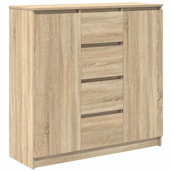 vidaXL Senkki laatikoilla Sonoma-tammi 100,5x35x98,5 cm tekninen puu