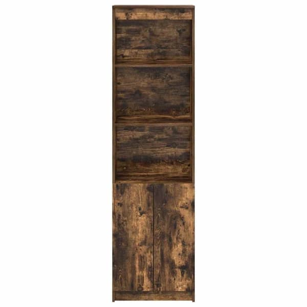 vidaXL Högbord rökt ek 50x35x180 cm konstruerat trä