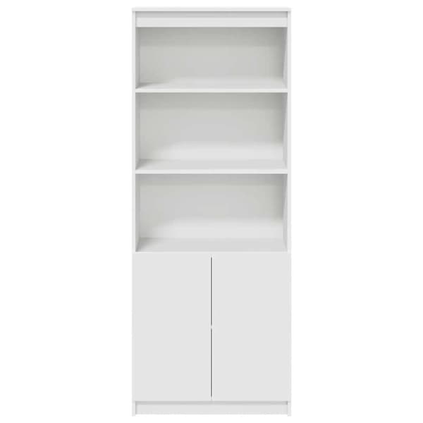 vidaXL Highboard hvit 70x35x180 cm konstruert tre