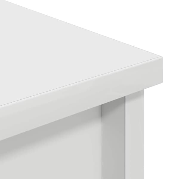 vidaXL Highboard hvit 70x35x180 cm konstruert tre