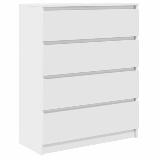 vidaXL Senkki valkoinen 80x35x99 cm tekninen puu