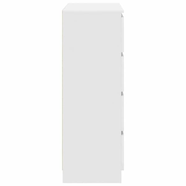 vidaXL Senkki valkoinen 80x35x99 cm tekninen puu