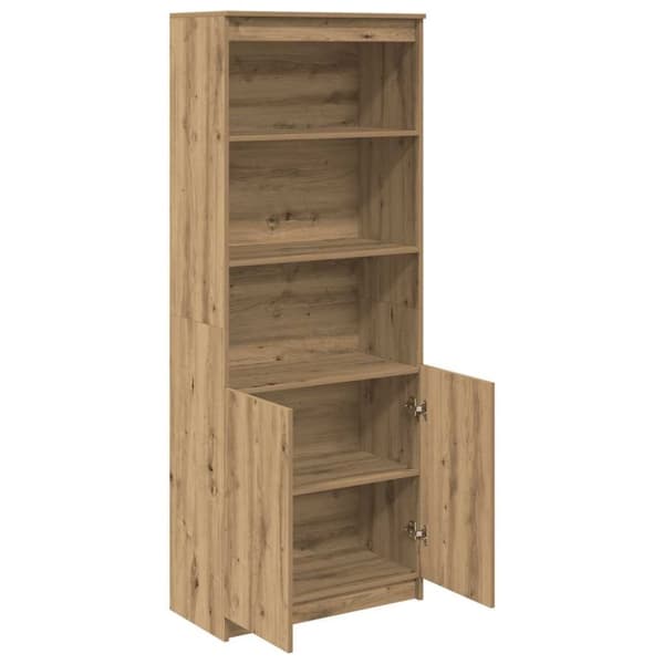 vidaXL højskab 70x35x180 cm konstrueret træ kunsteg