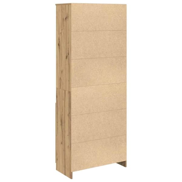 vidaXL højskab 70x35x180 cm konstrueret træ kunsteg