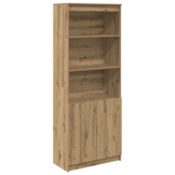 vidaXL højskab 70x35x180 cm konstrueret træ kunsteg