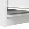 Miniatyrbillede 11 af 11: vidaXL skænk 100x35x76 cm konstrueret træ hvid