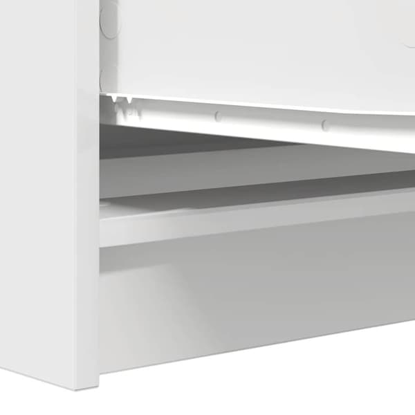vidaXL skænk 100x35x76 cm konstrueret træ hvid