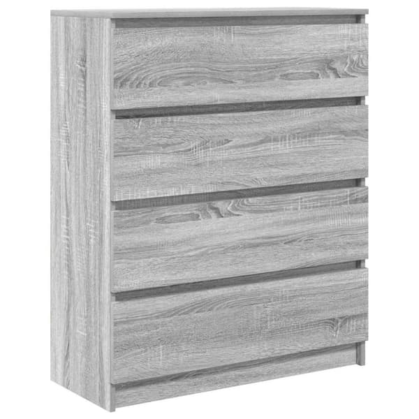 vidaXL Skjenk grå sonoma 80x35x99 cm konstruert tre