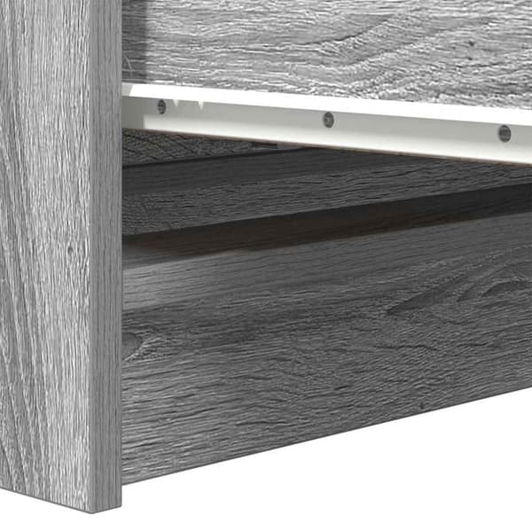 vidaXL Skjenk grå sonoma 80x35x99 cm konstruert tre