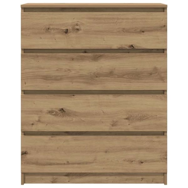 vidaXL Skjenk artisan eik 80x35x99 cm konstruert tre