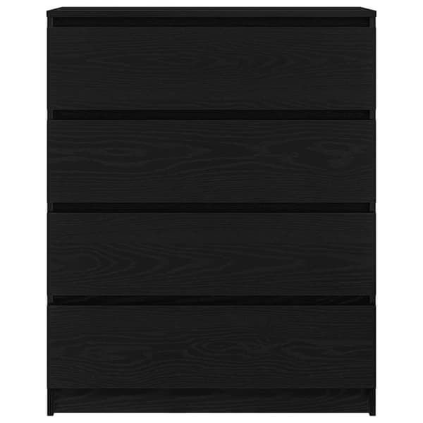 vidaXL Senkki musta tammi 80x35x99 cm tekninen puu