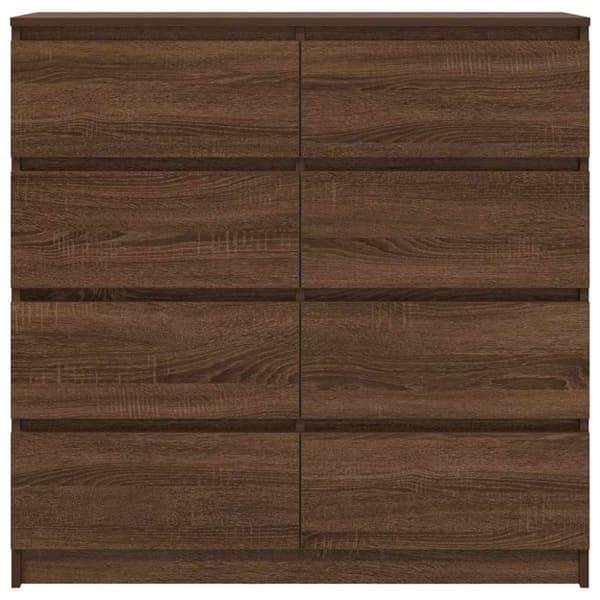 vidaXL skænk 100x35x99 cm konstrueret træ brun egetræsfarve