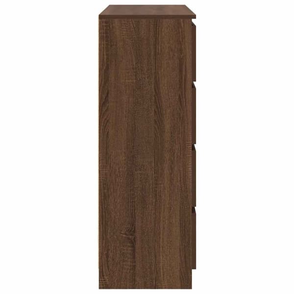 vidaXL skænk 100x35x99 cm konstrueret træ brun egetræsfarve