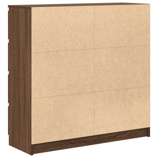 vidaXL skænk 100x35x99 cm konstrueret træ brun egetræsfarve