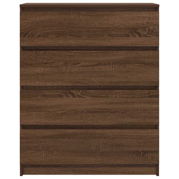 vidaXL Senkki ruskea tammi 80x35x99 cm tekninen puu