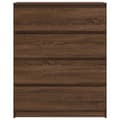 Pikkukuva 7 / 11: vidaXL Senkki ruskea tammi 80x35x99 cm tekninen puu