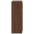 Pikkukuva 8 / 11: vidaXL Senkki ruskea tammi 80x35x99 cm tekninen puu