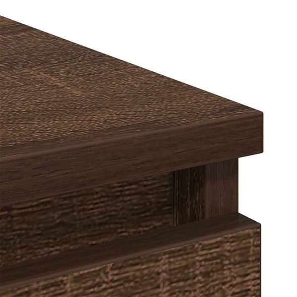 vidaXL Senkki ruskea tammi 80x35x99 cm tekninen puu