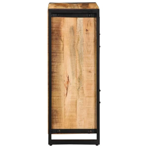 vidaXL skænk 55x35x70 cm massivt ru mangotræ