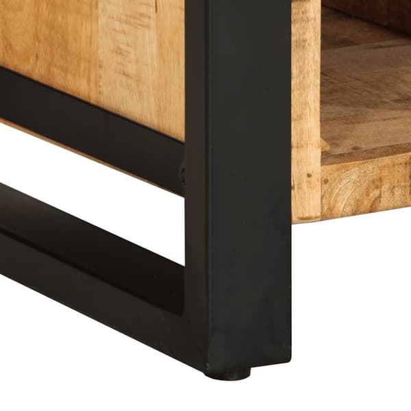 vidaXL skænk 55x35x70 cm massivt ru mangotræ