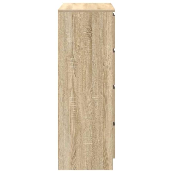 vidaXL skænk 80x35x99 cm konstrueret træ sonoma-eg