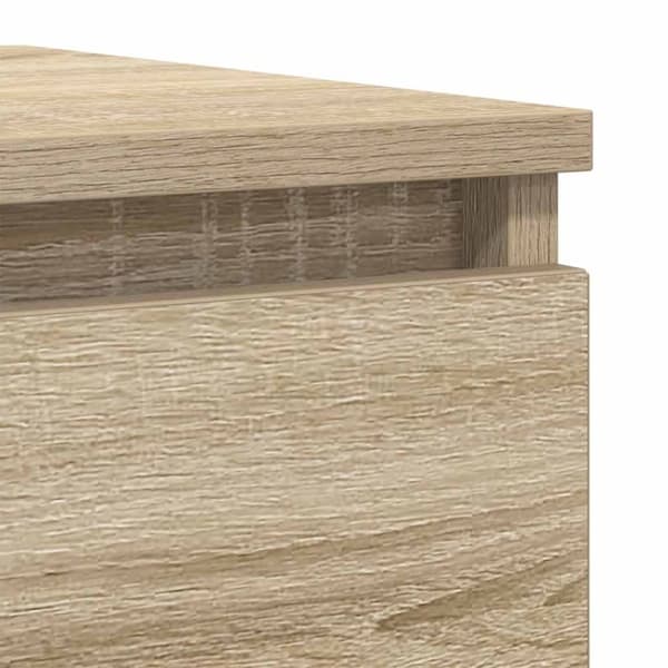 vidaXL skænk 100x35x76 cm konstrueret træ sonoma-eg