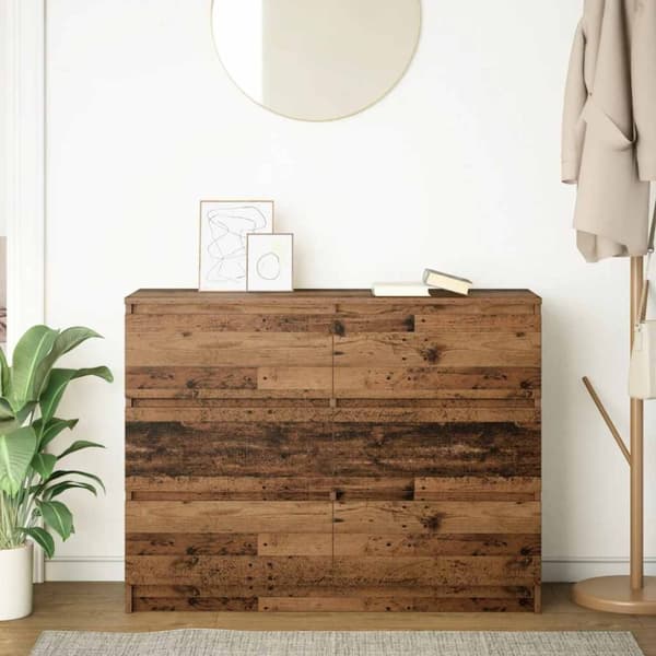 vidaXL Senkki vanhaa puuta 100x35x76 cm tekninen puu