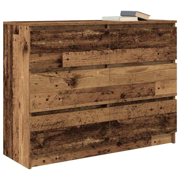 vidaXL Senkki vanhaa puuta 100x35x76 cm tekninen puu