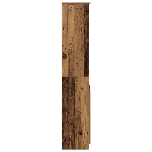 vidaXL Kaappi vanha puu 70x35x180 cm tekninen puu