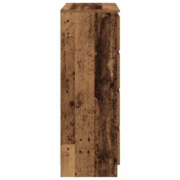 vidaXL Senkki vanha puu 80x35x99 cm tekninen puu