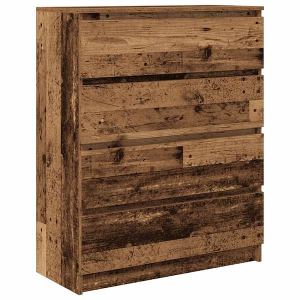 vidaXL Senkki vanha puu 80x35x99 cm tekninen puu