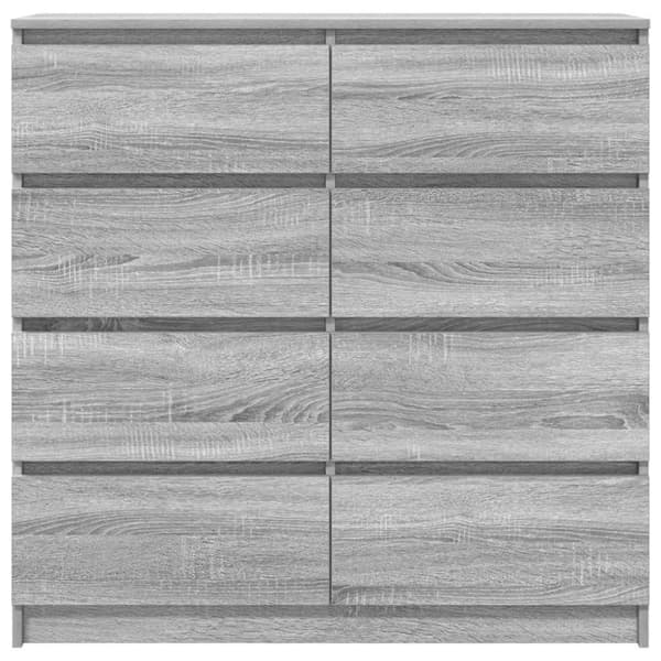 vidaXL Skjenk grå sonoma 100x35x99 cm konstruert tre