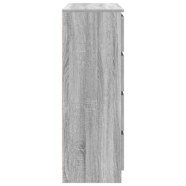 vidaXL Skjenk grå sonoma 100x35x99 cm konstruert tre