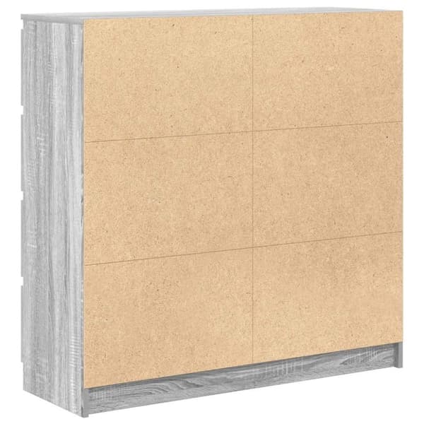 vidaXL Skjenk grå sonoma 100x35x99 cm konstruert tre