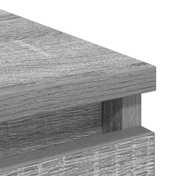 vidaXL Skjenk grå sonoma 100x35x99 cm konstruert tre
