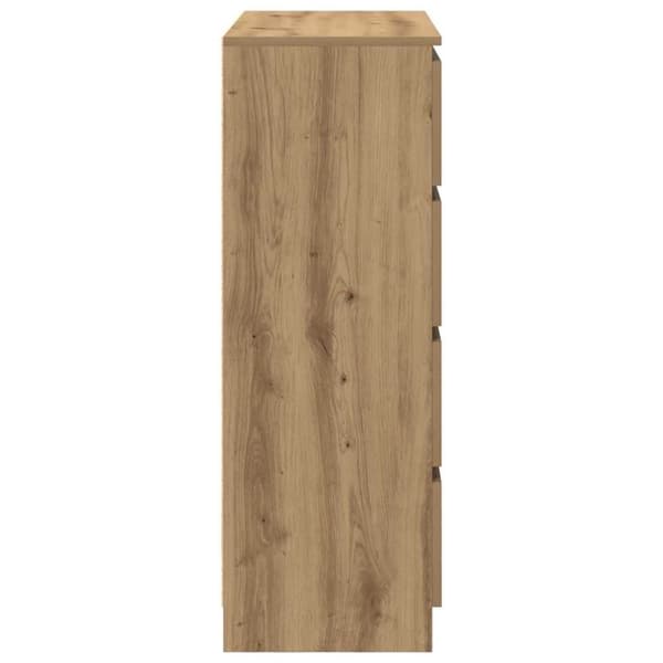 vidaXL skænk 80x35x99 cm konstrueret træ kunsteg
