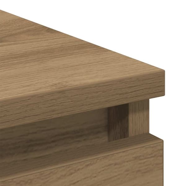 vidaXL skænk 80x35x99 cm konstrueret træ kunsteg