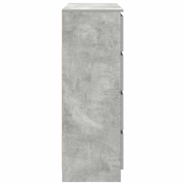 vidaXL skænk 100x35x99 cm konstrueret træ betongrå
