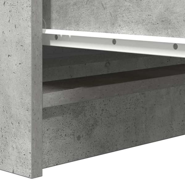 vidaXL skænk 100x35x99 cm konstrueret træ betongrå