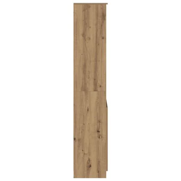 vidaXL Highboard hantverksmässig ek 70x35x180 cm konstruerat trä