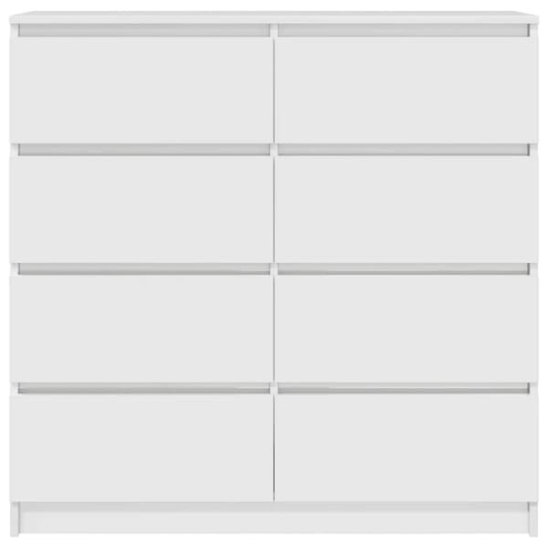 vidaXL Skänk vit 100x35x99 cm konstruerat trä