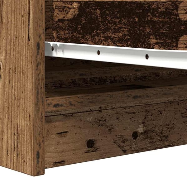 vidaXL Skjenk gammelt tre 100x35x76 cm konstruert tre