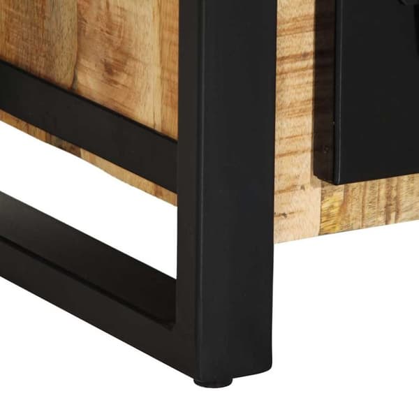 vidaXL Skänk 50x35x70 cm massivt grovt mangoträ