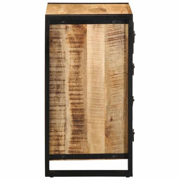 vidaXL Laatikkokaappi 40x40x75 cm Massiivipuuta mango