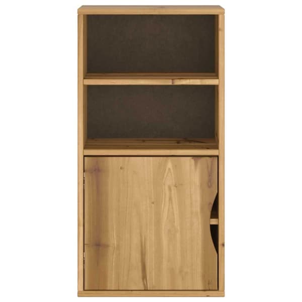 vidaXL sideskab ODDA 40x24x79 cm massivt fyrretræ