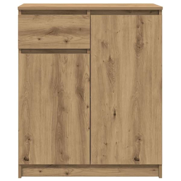 Skänk med låda Artisan ek 71x35x84 cm konstruerat trä
