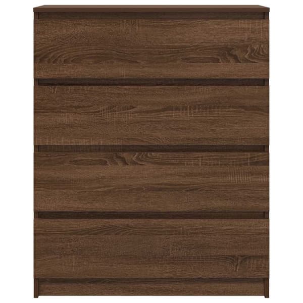 Skänk brun ek 80x35x99 cm konstruerat trä