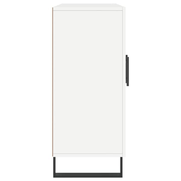 Skänk vit 90x34x80 cm konstruerat trä
