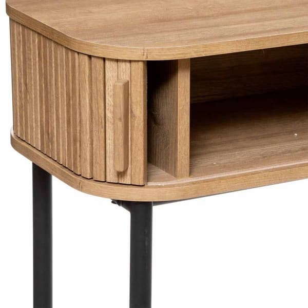 Konsol 2 Dörrar "Colva" 100cm Beige & Svart