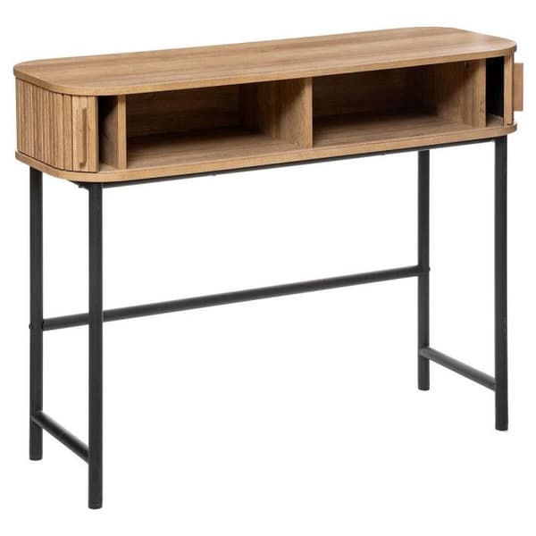 Konsol 2 Dörrar "Colva" 100cm Beige & Svart